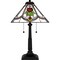 Quoizel Tiffany Table Lamp Tiffany 2 Lights Matte Black TF16137MBK - alternate 4